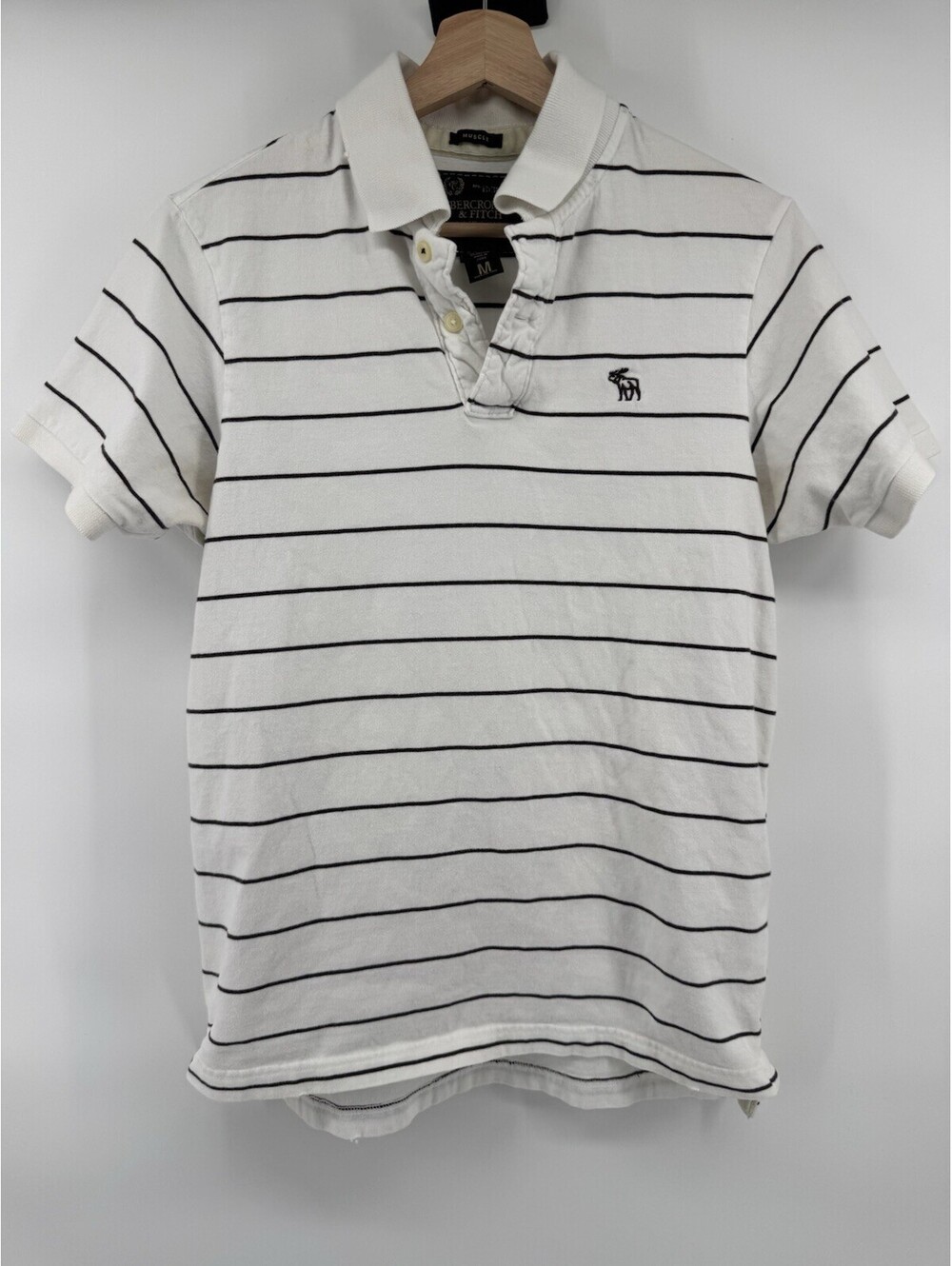 Vintage Y2K Abercrombie Polo Shirt Size Medium